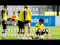 LIVE: Borussia Dortmund depart for Champions League final