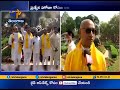 TDP MPs Protest Intensified at Outside Parliament Seeking Special Status to AP