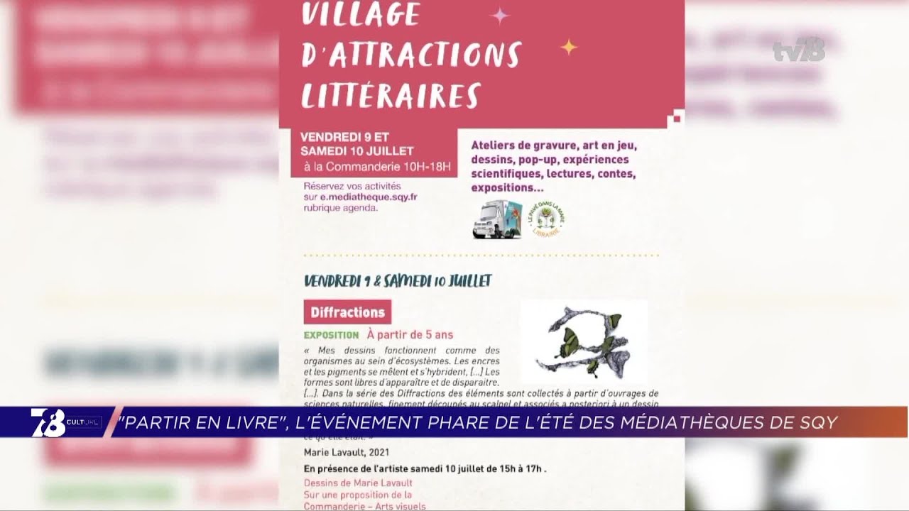 Yvelines | « Partir en livre », l’événement phare de l’été des médiathèques de SQY