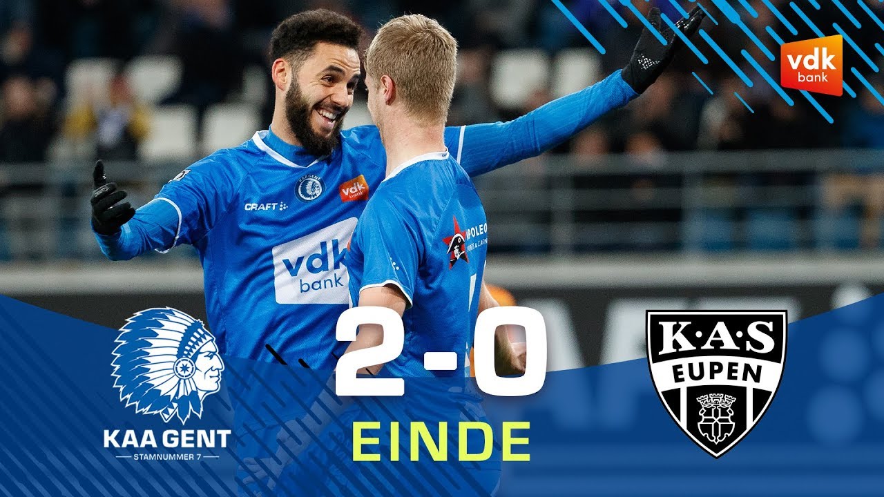 KAA GENT - Eupen: 2-0