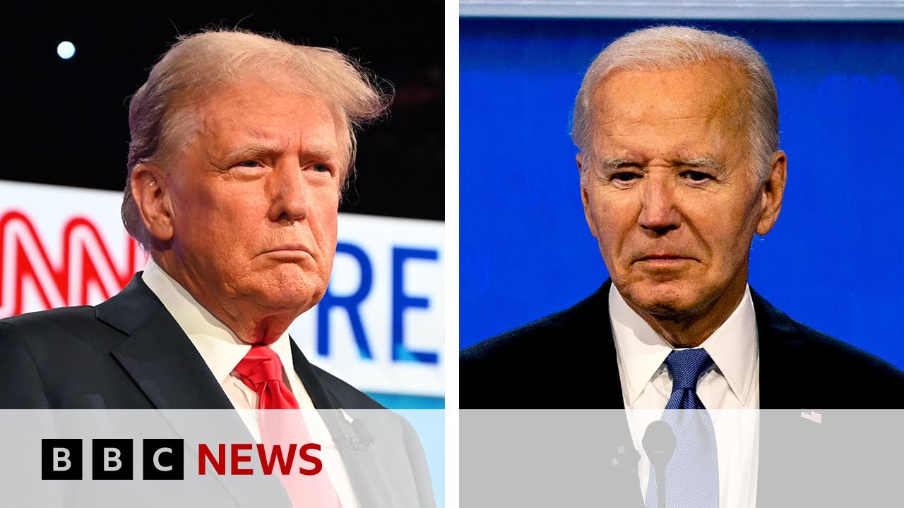 US election: Polls show Biden support falling as Supreme Court rules on Trump immunity | BBC News