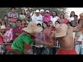 Hundreds join Mexican orange throwing festival