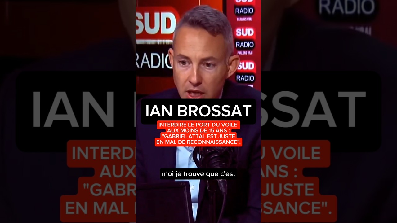 Ian Brossat sur l'interdiction du port du voile aux moins de 15 ans. #politique #sudradio #voile