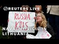 LIVE: Vigil in Lithuania in memory of Alexei Navalny