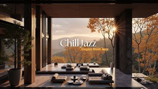 Chill Jazz 🎶 Smooth Piano Jazz for a Peaceful Autumn Sunset & Romantic Mood