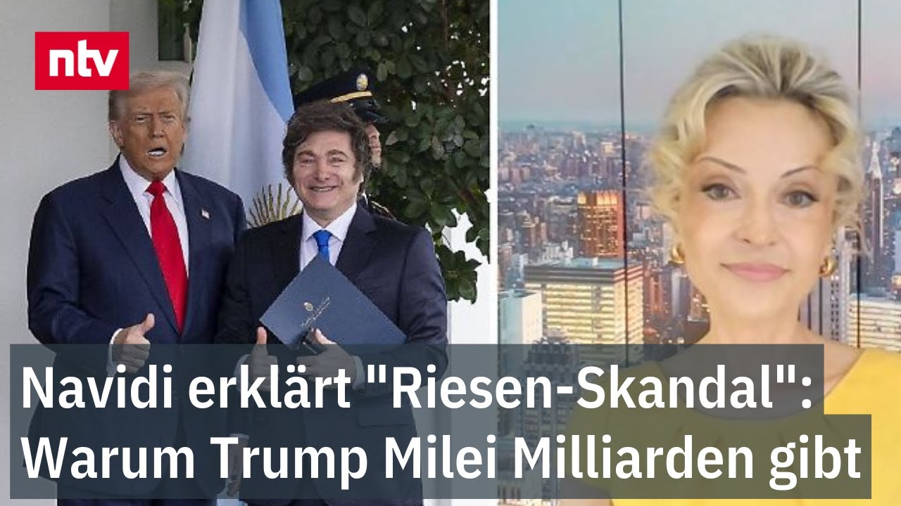 Navidi erklärt "Riesen-Skandal": Brisanter Deal: Warum Trump Milei Milliarden gibt
