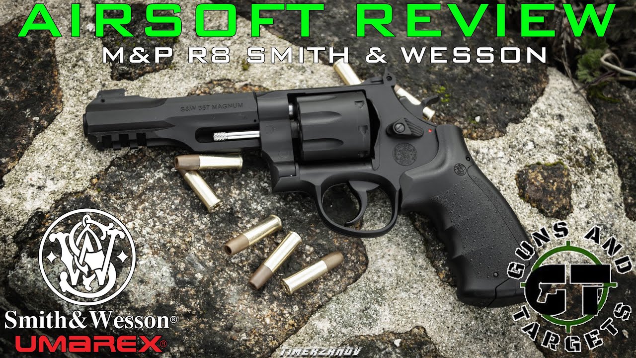 Airsoft Review #42 M&P R8 Smith & Wesson Co2 UMAREX (GUNS AND TARGETS)