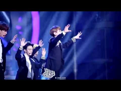 150115 Golden Disk Awards EXO - Let out the beast (백현 focus)