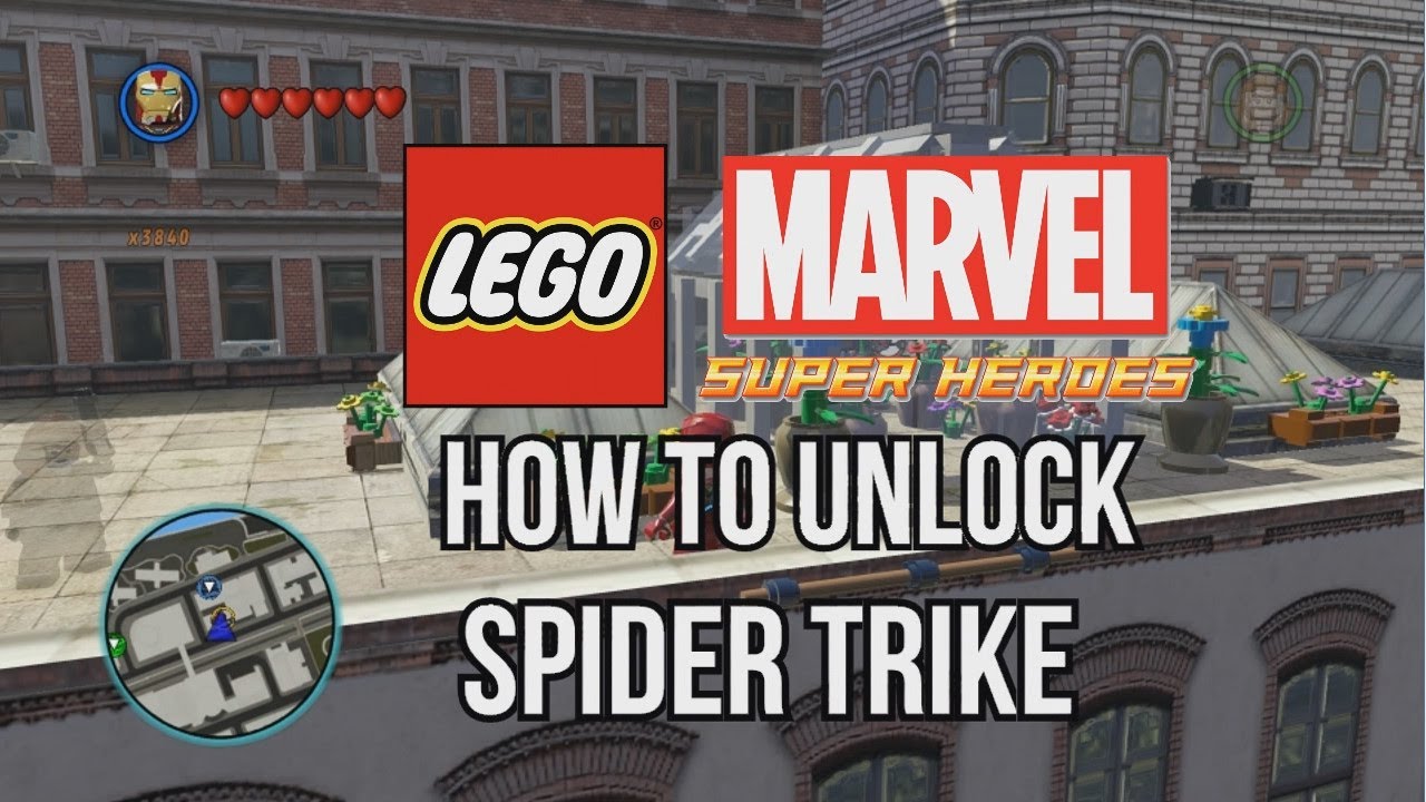 lego marvel superheroes spider trike