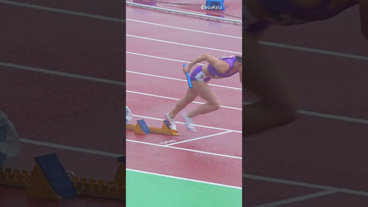 여자실업부 400mR 결승! 문시연(김포시청) #athletics #문시연 #여자육상 #relay #trackandfield #shorts