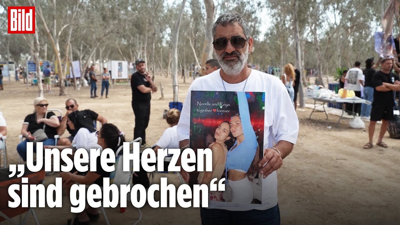 Zwei Jahre nach Hamas-Angriff: Vater trauert auf Festival-Gelände um Töchter
