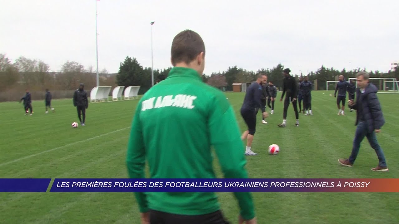 Yvelines | Les premières foulées des footballeurs ukrainiens professionnels à Poissy