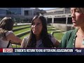 Students return to UVU campus after Charlie Kirk assassination - 01:42 min - News - Video