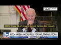Biden mocks reporters for shouting questions  - 04:48 min - News - Video