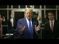 Trump arrives at courthouse, clarifies gag order wont stop him from testifying  - 00:54 min - News - Video
