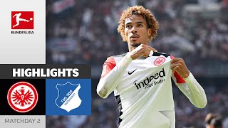 Ekitiké Scores! | Eintracht Frankfurt — TSG Hoffenheim 3-1 | Highlights | MD2 – Bundesliga 2024/25