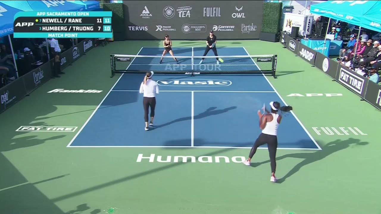 APP Sacramento Open I Women's Doubles I Match Point I Newell/Rane VS. Humberg/Truong