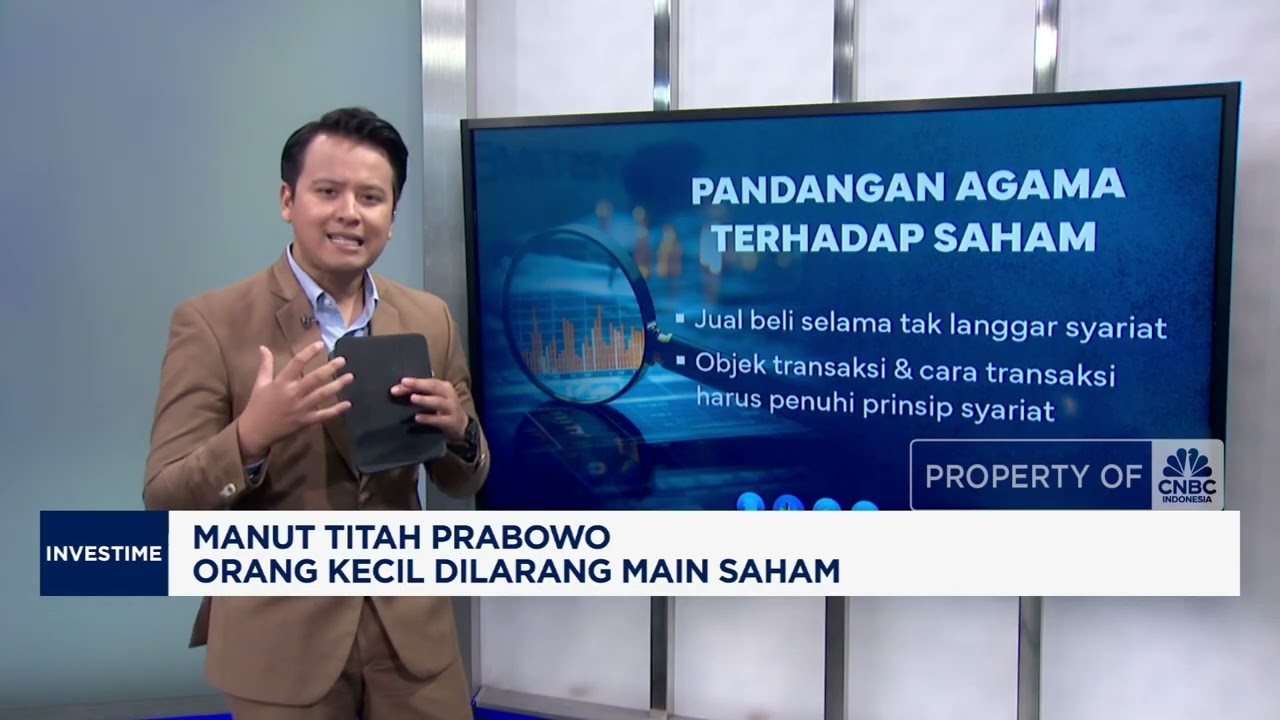 Manut Titah Prabowo, Orang Kecil Dilarang Main Saham