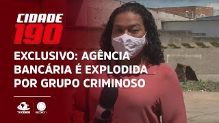 EXCLUSIVO: Agência bancária é explodida por grupo criminoso em Amontada