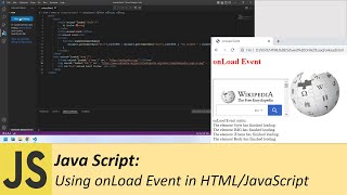 JavaScript: How to use onLoad event trigger in HTML and JavaScript (Tutorial)