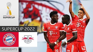Mané’s First Official Match | RB Leipzig — FC Bayern München 3-5 | Highlights | DFL-Supercup 2022