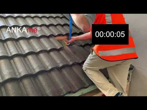 How to Install ANKAme Temporary Anchor Point - Tile Roof Installation How to Install ANKAme Temporary Anchor Point - Tile Roof Installation