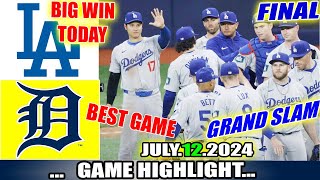 Los Angeles Dodgers Vs. Detroit Tigers FULL GAME Highlights TODAY | MLB Season 2024