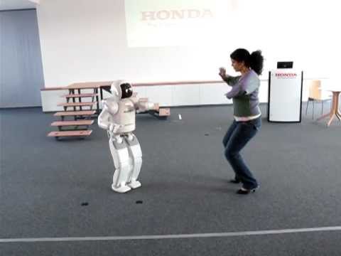 Honda asimo dancing with girl #5