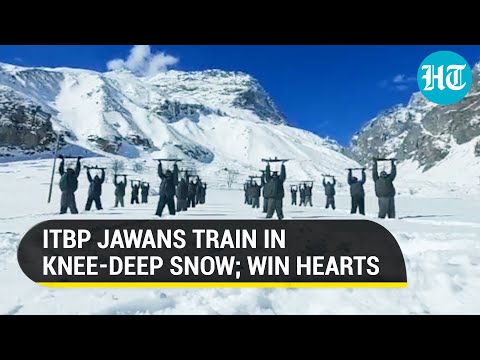 ITBP’s ‘Himveers’ undergo training at high altitude Uttarakhand border in -25°C- Viral video