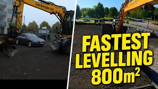 I Did THIS To  level 800m² In 10 Min Revolutionary Equipment Liebherr Engcon Tiltrotator Excavator