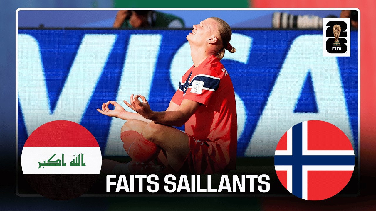 Résumé du match entre l'Irak et la Norvège à la Coupe du Monde de la FIFA 2026™!