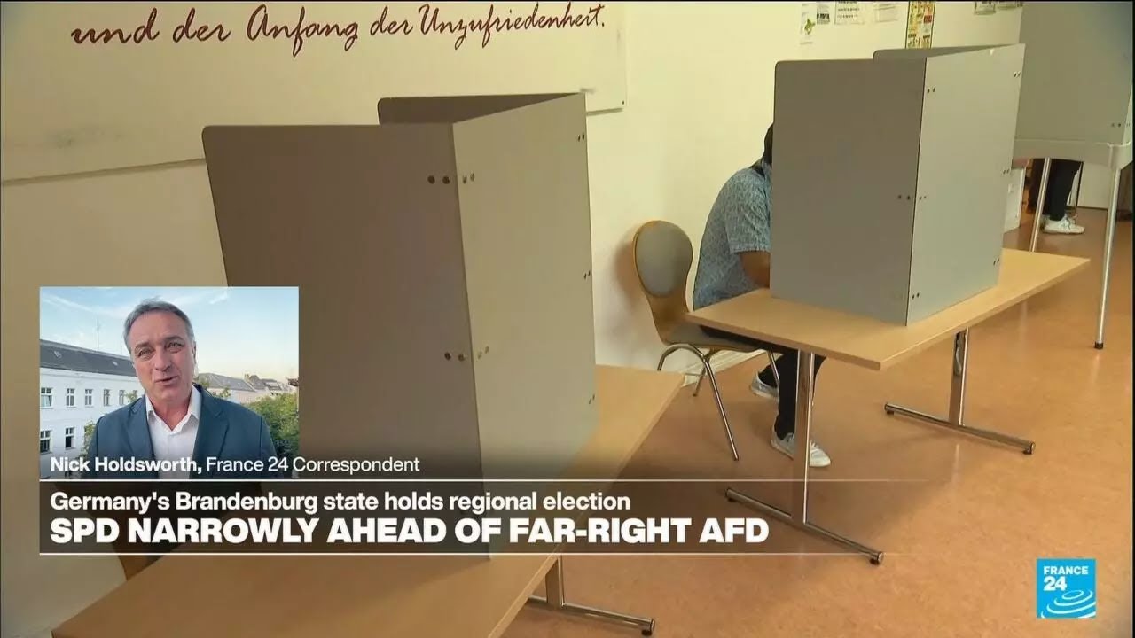 'It looks like the Social Democratic party has actually won in Brandenburg' • FRANCE 24 English