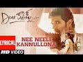 Nee Neeli Kannullona Lyrical Song- Dear Comrade Movie- Vijay Deverakonda, Rashmika
