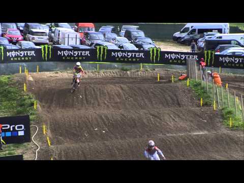 2015 European Championship EMX125 Round of Pietramurata Race 2 Highlights 