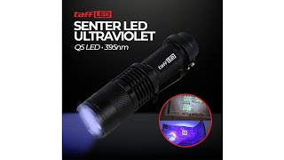 Pratinjau video produk TaffLED Senter LED 395nm Waterproof Pocketman Ultraviolet - P1