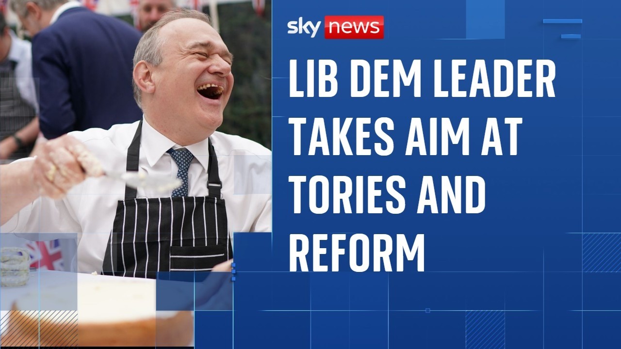 Davey takes aim at Tories and Reform as he launches Lib Dem's local elections campaign