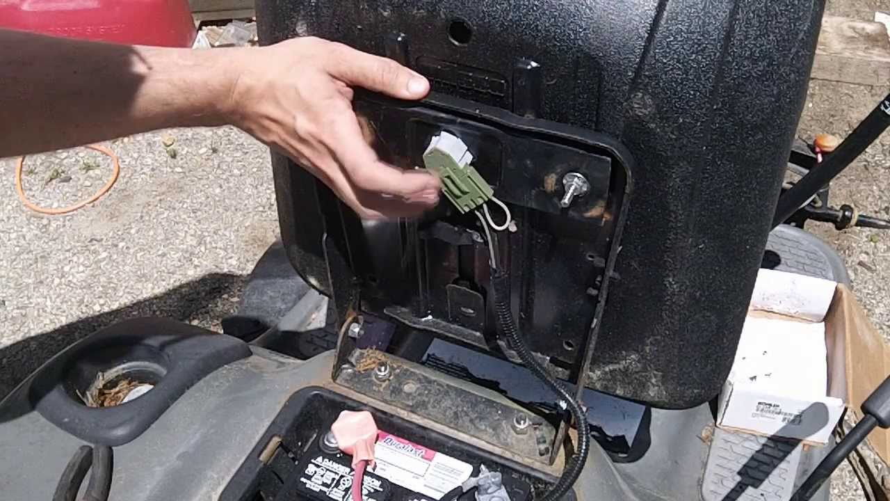 Seat Safety Craftsman Disablement - YouTube 4 prong toggle switch wiring diagram 