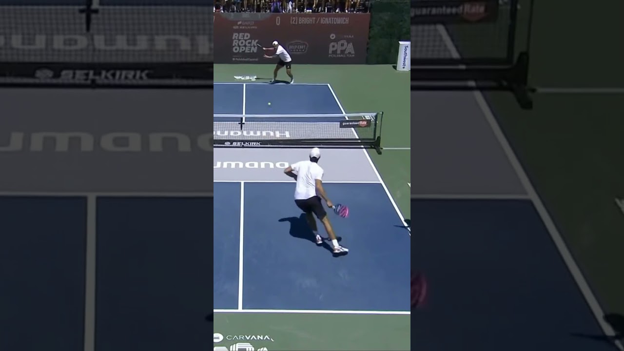 Wright/Johns vs Bright/Ignatowich - Selkirk Red Rock Open (14) #shorts #pickleball