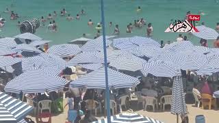 مع تزايد الإقبال شواطئ الإسكندرية تسجّل نسب إشغال قياسية