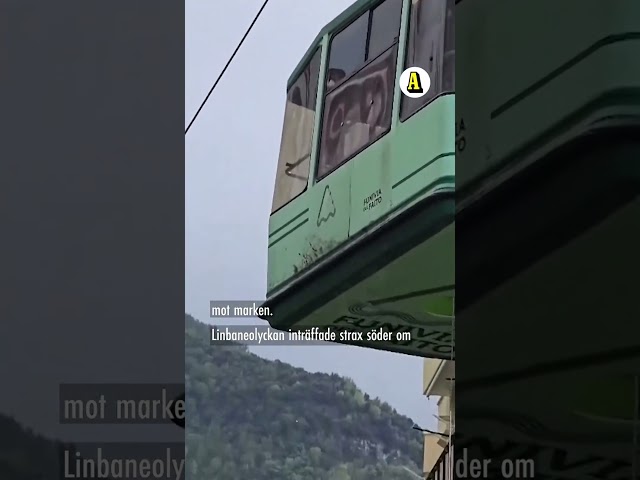 Turister döda i Italien – linbana kraschade