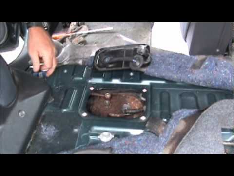 Toyota 2000 Rav4 Fuel Pump Removal - YouTube toyota glanza wiring diagram 