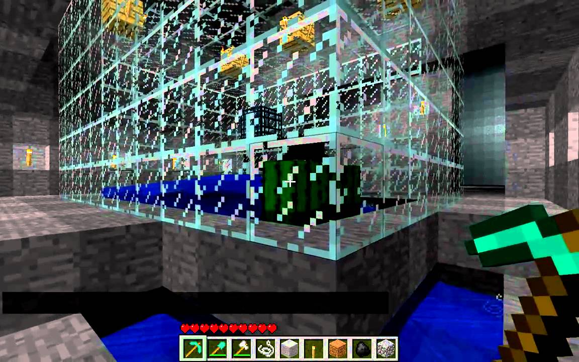 Minecraft SMP - Spider Mob Spawner String Farming Trap - YouTube