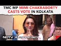 Today Voting In India | TMC MP Mimi Chakraborty Casts Vote In Kolkata | Lok Sabha Elections Phase 7