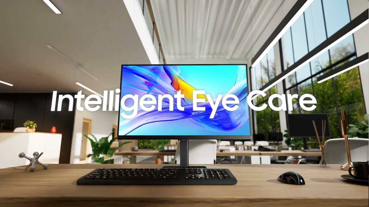 Video Samsung ViewFinity S8 S80UD - Monitor, 32", 4K UHD 3840 x 2160p, VA, 16:9, Tiempo de Refresco 60Hz, HDMI, DisplayPort, Negro