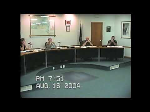 Rouses Point Village Board Meeting  8-16-04