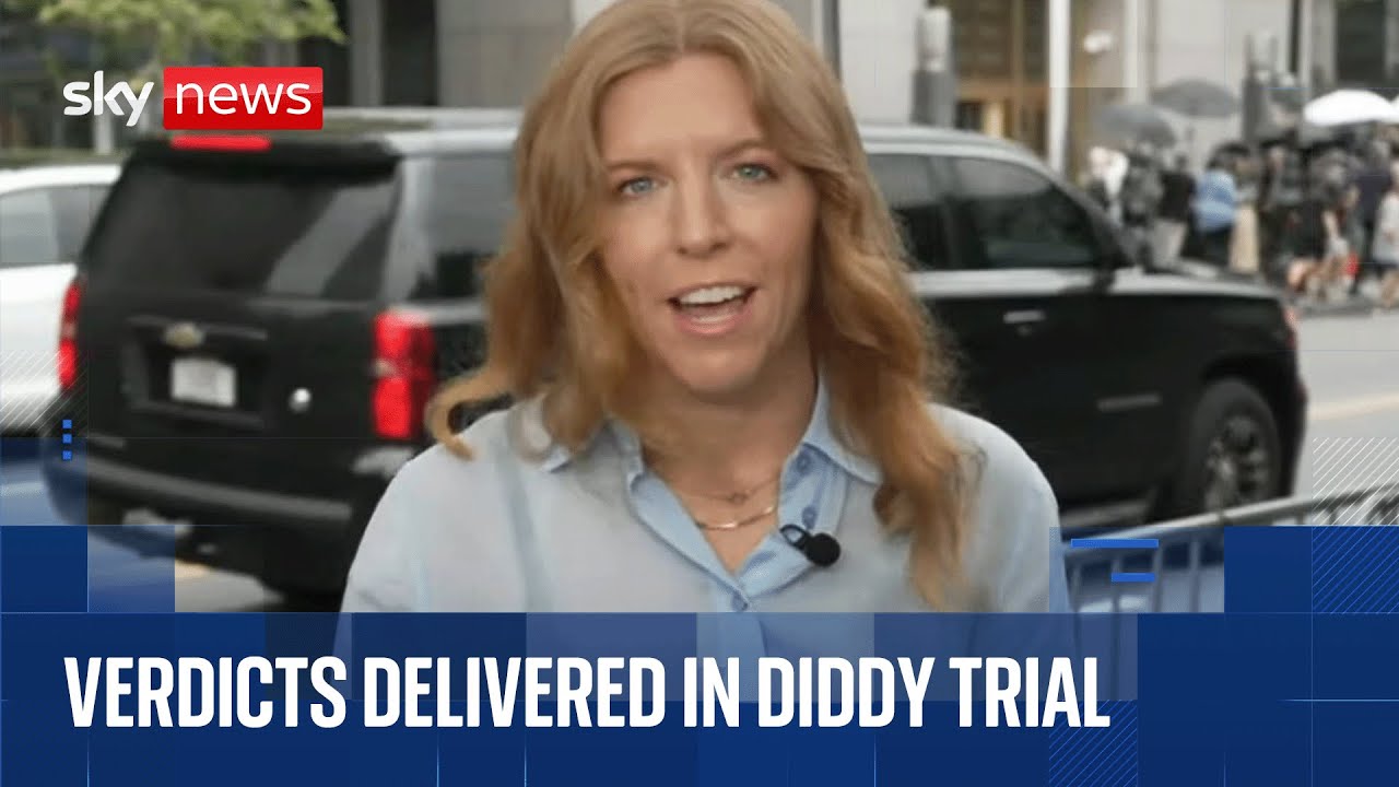 Jury in Sean 'Diddy' Combs trial continue to deliberate after partial verdict | Live outside court