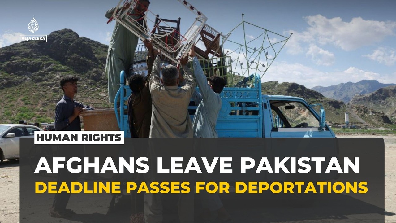 Afghans leave Pakistan as deportation deadline expires amid crackdown on undocumented migrants