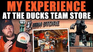 My Experience at the Anaheim Ducks Team Store (I got yelled at)