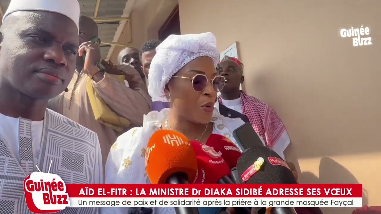 #Diaka Sidibé, a adressé ses vœux les plus chaleureux à la communauté musulmane de Guinée