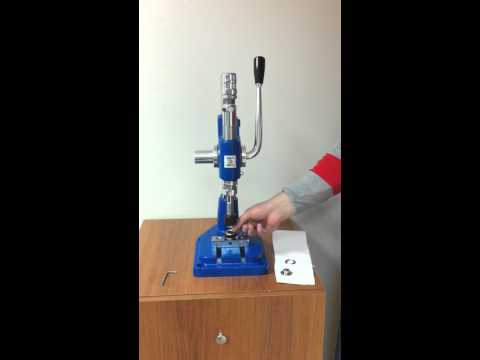 Micron Dep-2 Grommet Attaching machine with #4 Self-Piercing grommets